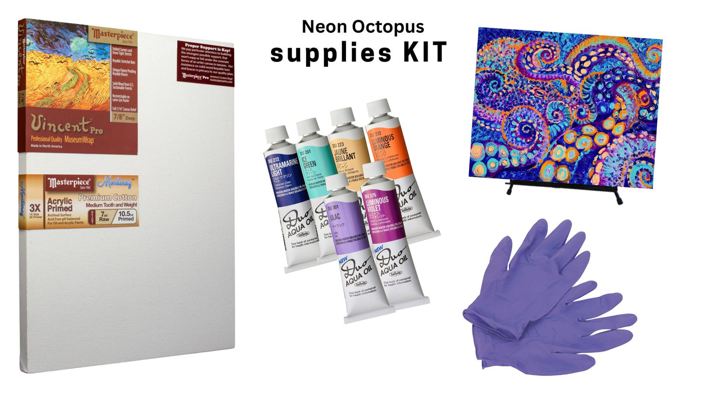Neon Octopus Workshop Kit