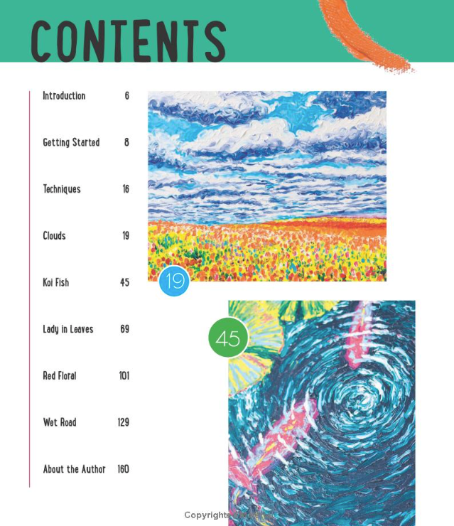 Signed Copy – Finger Painting Weekend Workshop: A Beginner's Guide to Creating Brush-Free Works of Art by Iris Scott (Flexibound)