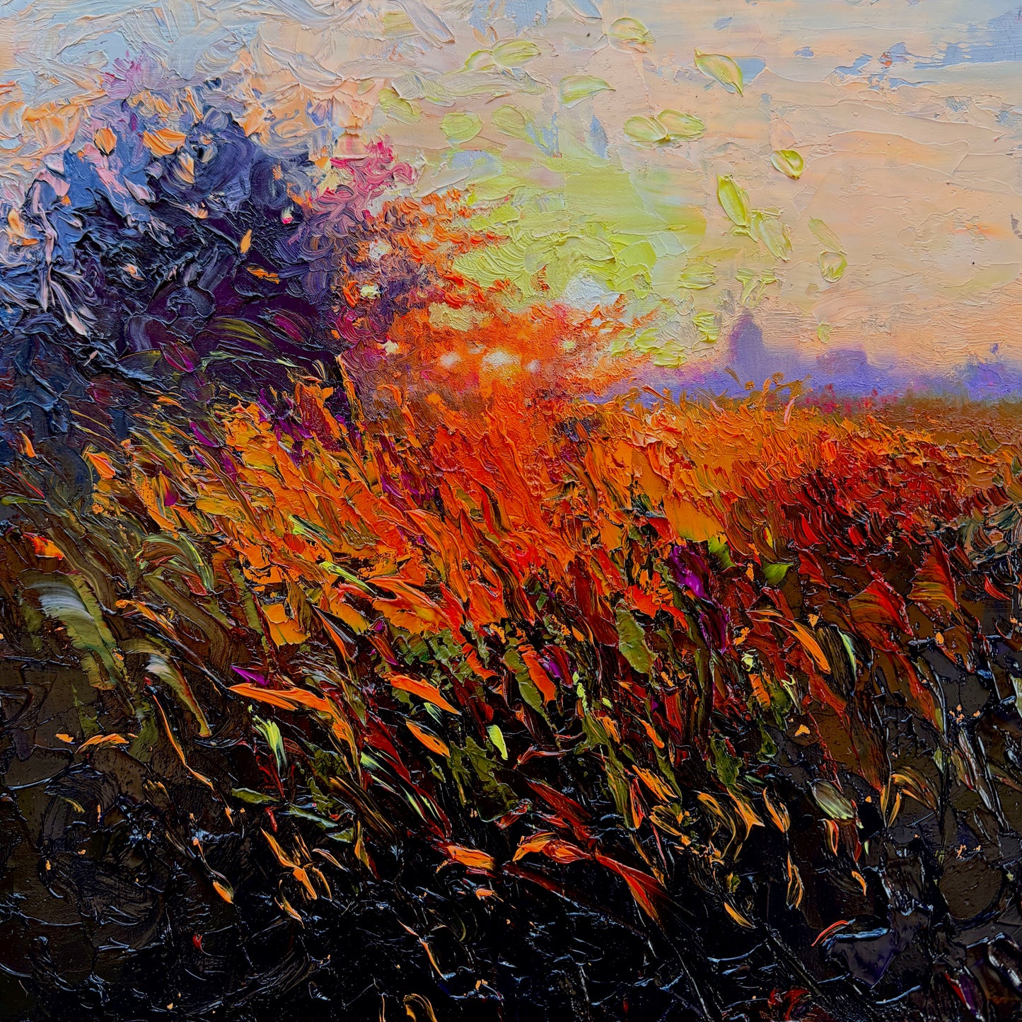 Sunset over Tuscany