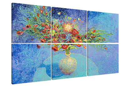 Blue Vase (6-panel)