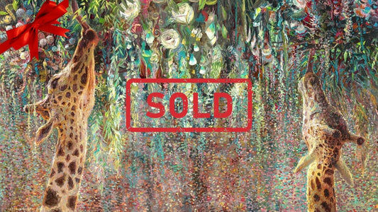 Canopy Cornucopia, 40x20 in, Limited Edition #16 Giclée, Framed