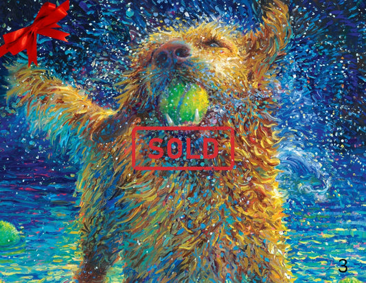 Howie, 24x24 in, Limited Edition #2 Giclée, Framed