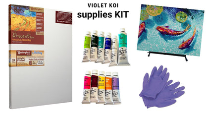 Violet Koi Workshop Kit