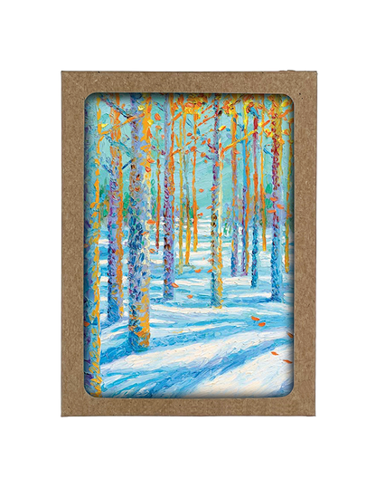 Frosted Fall Holiday Greeting Cards