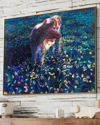 Where the Meadow Breathes Blue - Original