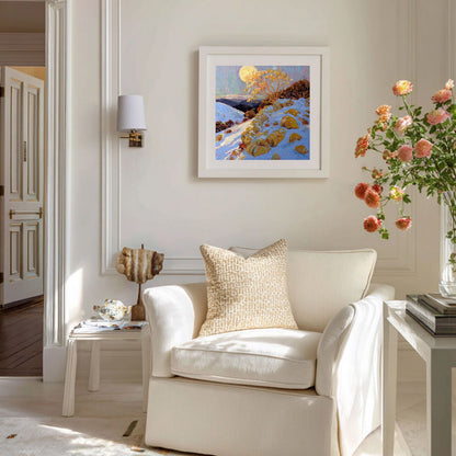 Blue Moon Paper Print