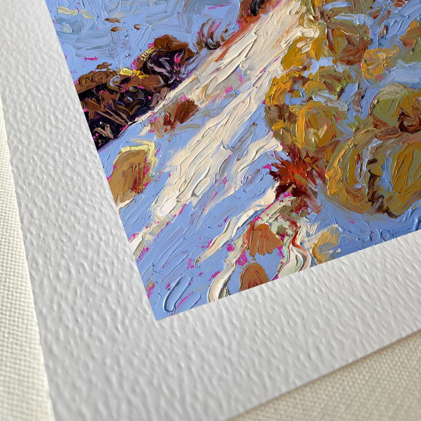 Blue Moon Paper Print