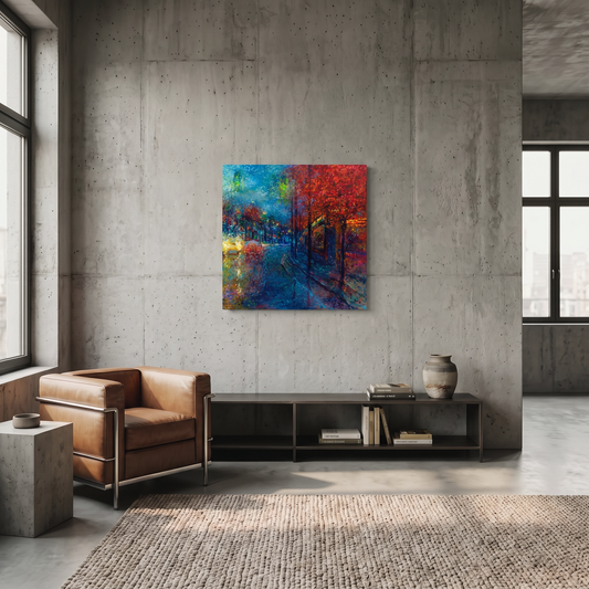 Coming Down The Pike, 40x40, Limited Edition, Gallery Wrap
