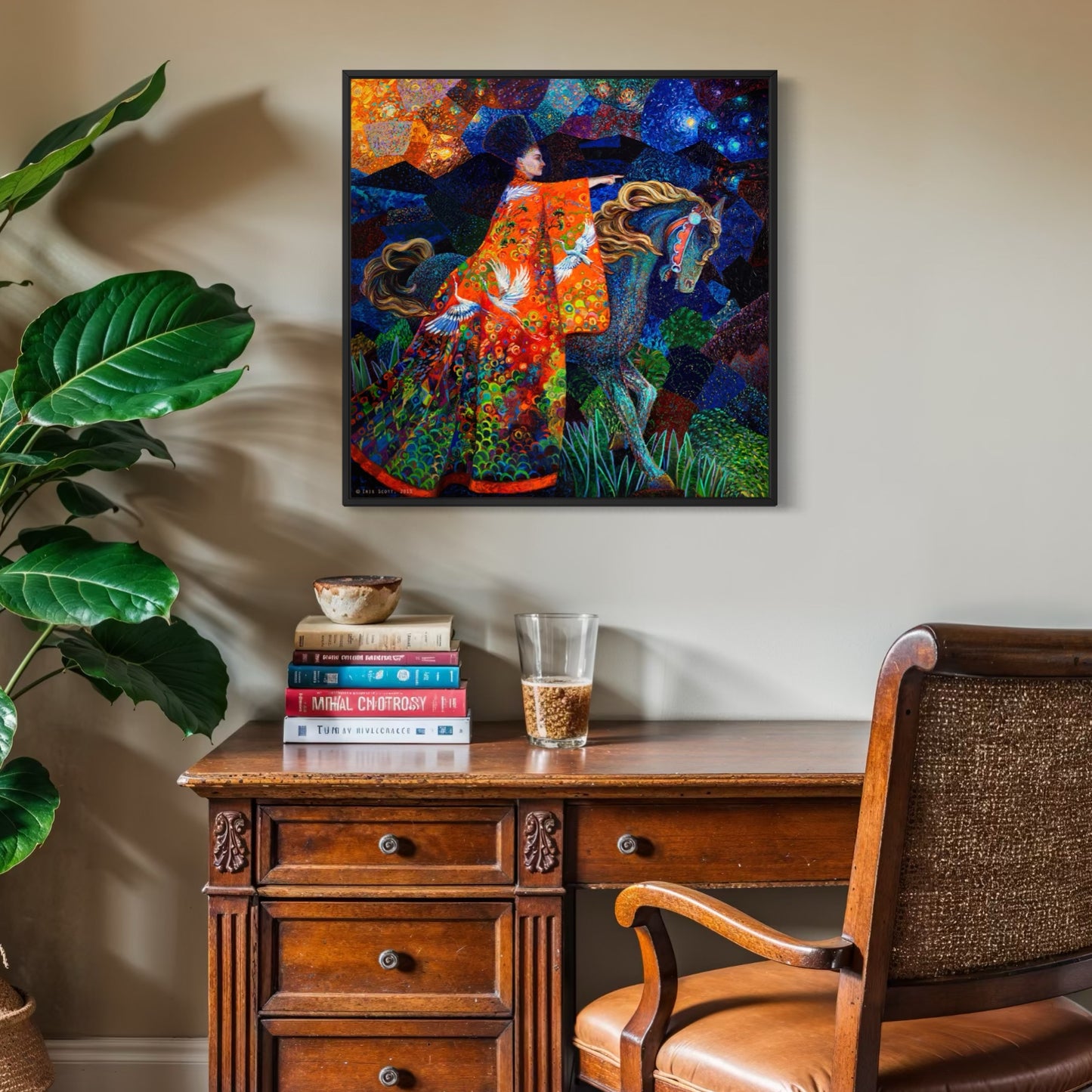 Sofia Returns, 30x30, Limited Edition, Framed