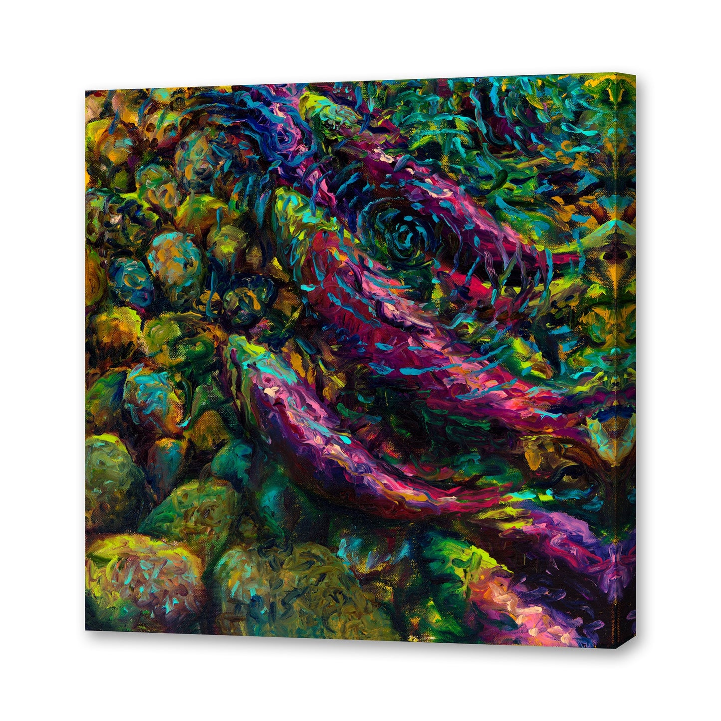 Ankle Deep in Sockeye, 16x16, Limited Edition, Gallery Wrap