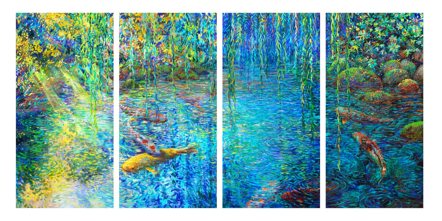 Waxwillow Lagoon (4-panel)