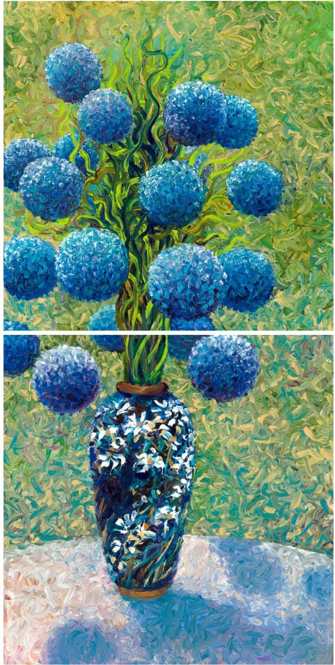 Porcelain Orbit (2-panel)