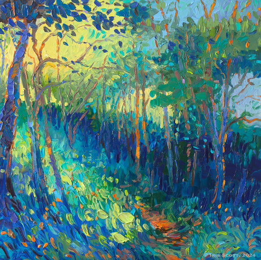 Embark, 24x24 in, Limited Edition #2 Giclée, Framed