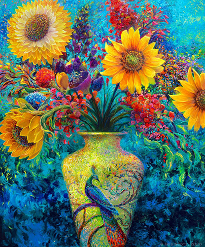 Inflorescence, 25x30 in, Limited Edition Giclée #12, Framed