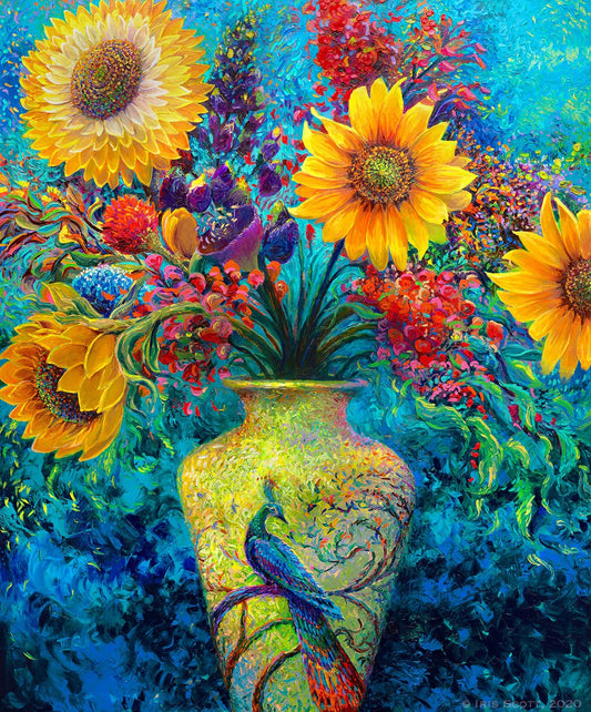 Inflorescence, 25x30 in, Limited Edition Giclée #12, Framed