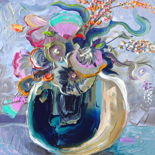 Scrumptious Rosette, 24x24 in, Limited Edition Giclée #1