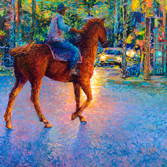 My Thai Cowboy, 36x36 in, Limited Edition Giclée #1