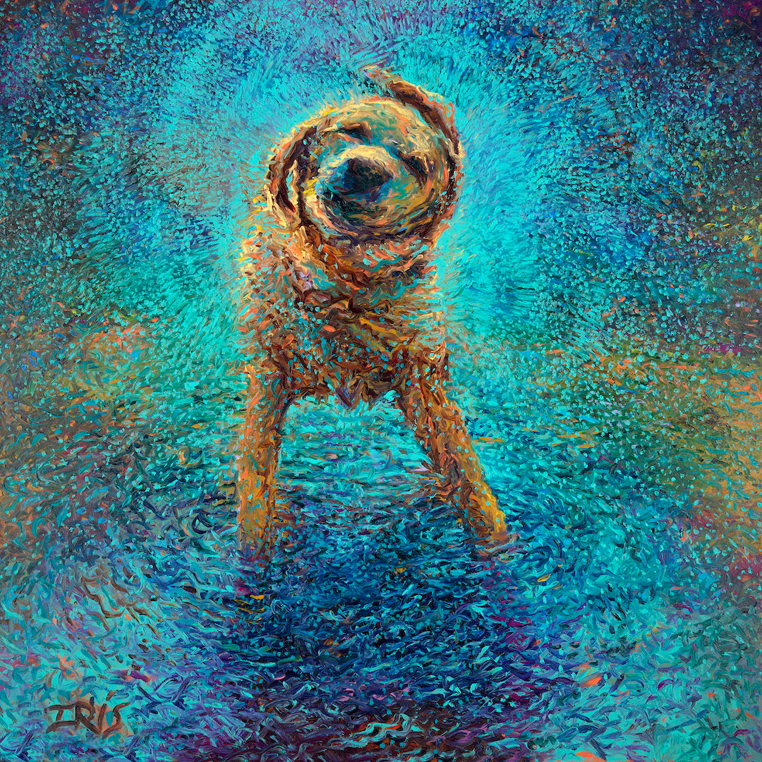 Shakin' off the Blues by Iris Scott - Gallery Wrapped Canvas Print