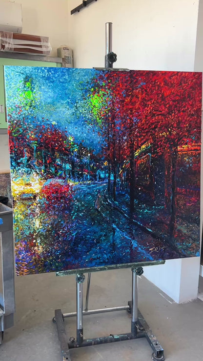 Coming Down The Pike , 40x40 in, Limited Edition Giclée #3, Gallery Wrap