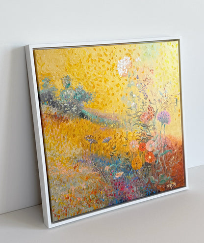 Sunkara, 24x24 in, Limited Edition #2 Giclée, Framed
